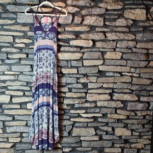 Women's Eight Sixty empire waist maxi dress sz medium